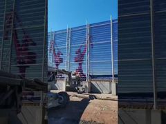 แนะนำรั้วกันลมแผ่นสแตนเลสสีเขียวสำหรับการปิดกั้นลมและฝุ่นสำหรับคุณ