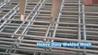 ลวดตาข่ายเชื่อมแข็งแรง 12 เกจชุบสังกะสี
