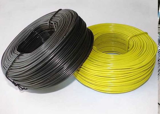 ลวด Gi เคลือบ PVC เขียวเหลือง ลวดเหล็กเคลือบพลาสติก 4 มม