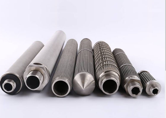 คาร์ทริจกรองกรอง Mesh Sintered กันสนิมในการผลิตพลังงานและการบําบัดน้ํา