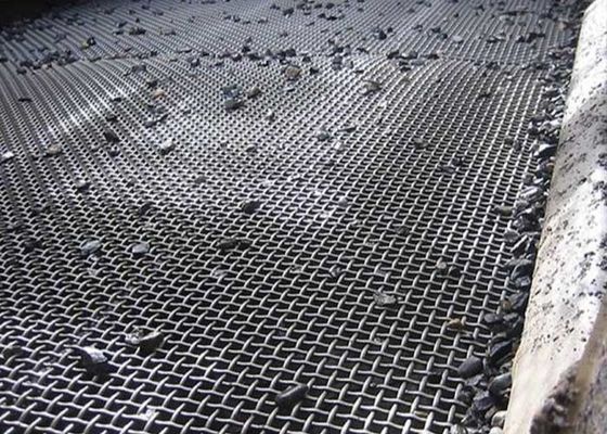 0.71mm Stone Crusher Mesh / Dressing Mine Screen เหล็กคาร์บอนต่ํา