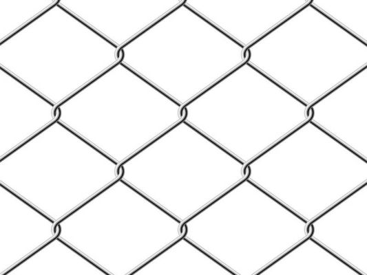 ความปลอดภัยไฟฟ้า 1.8 M Chain Link Fence ผิวเคลือบไวนิล