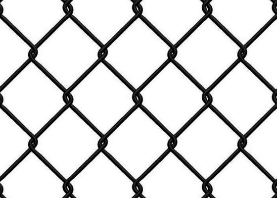 1800mm กว้าง Roll Of 2.5mm กว้างภายนอก PVC พลาสติกเคลือบ Chain Link Fencing Mesh