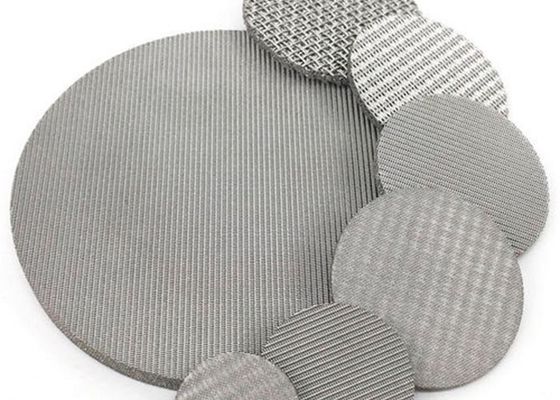 ผนังกรองเหล็กไร้ขัด Sintered สําหรับกรองเหลว