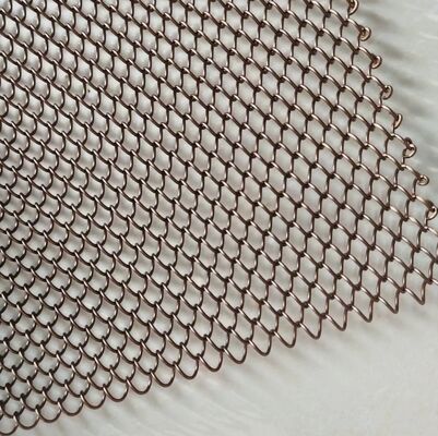 1.0 มม สายกัน UV ขนาดที่ปรับเปลี่ยนได้ อลูมิเนียม สาย Mesh ผ้าม่าน โล่โลหะ