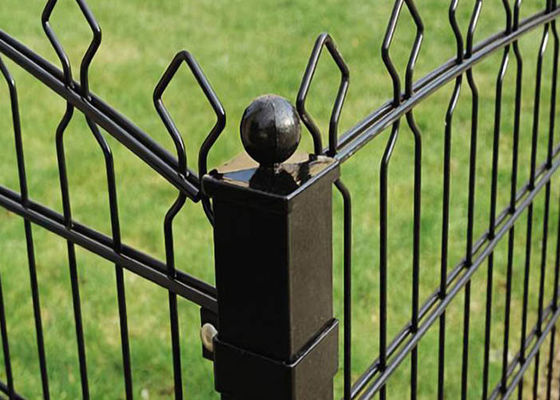 Prestige Welded Double Wire Fence 65×200mm with Pyramid Shaped Top