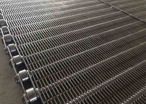 สายพานตาข่ายสแตนเลสเกรดอาหาร SS304 SS316 ความกว้างตามสั่ง