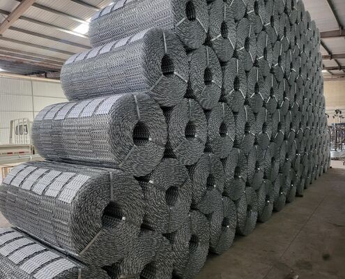 สายท่อเหล็กกระดาษหมักร้อน เสริม Mesh แอนติการเกรสชั่นภาระหนัก